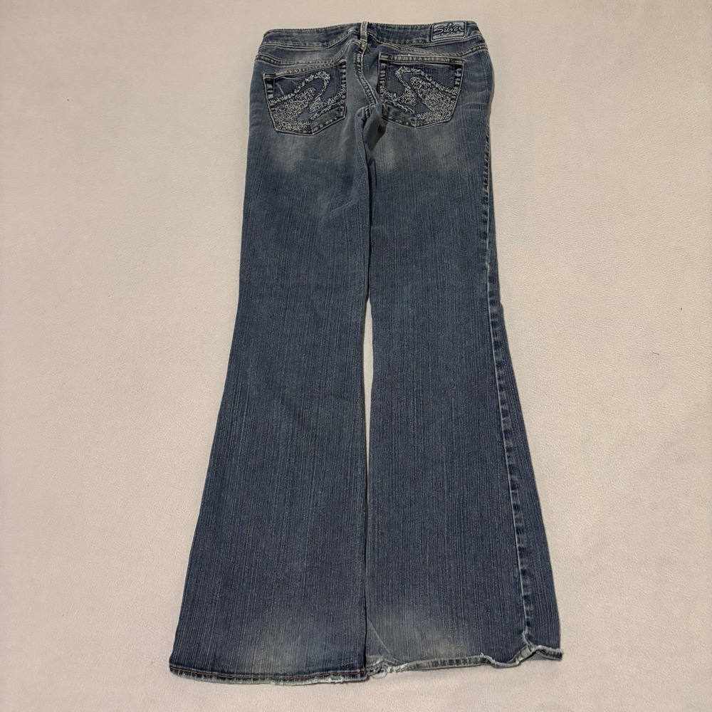 Silver Jeans Co Aiko Low Rise Bootcut Jeans Blue Wash 28x33 Grunge Y2K Western - Picture 6 of 6